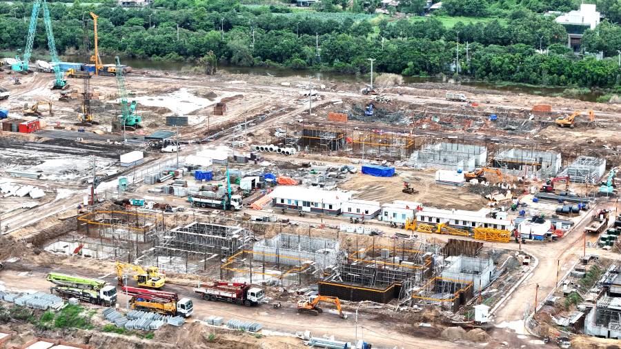 3/2通り都市圏プロジェクトで工事が活況を呈しています。総投資額は35兆ドン以上です。写真:Tran Ut