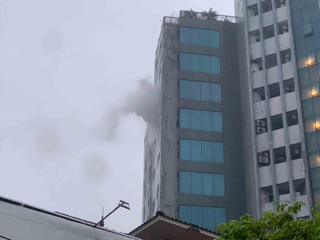 Cháy tại chung cư Winhouse ở Hà Tĩnh