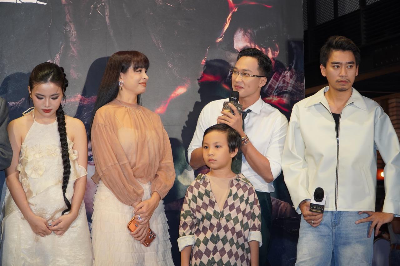 Dien vien Lam Thanh Nha chia se ve phim. Anh: Mai Anh.