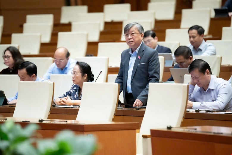 Dai bieu Truong Trong Nghia phat bieu. Anh: Quochoi.vn