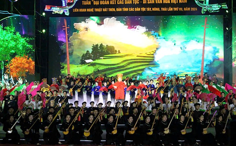 The week of "Great Unity of Ethnic Groups - Vietnamese Cultural Heritage" 2025 will bring a vibrant atmosphere to the Vietnam Ethnic Culture - Tourism Village, Hanoi. Photo: Le Tuyen
