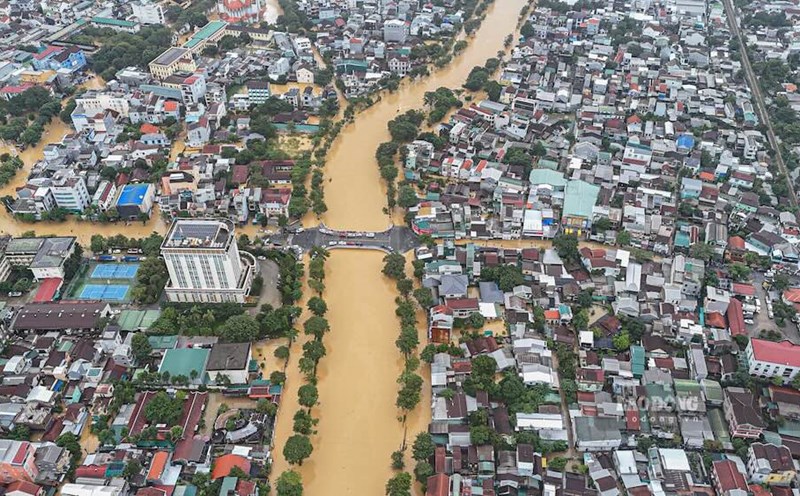 Weather forecast for heavy rain is still complicated in the Central region, accompanied by the risk of flash floods, landslides... Photo: Nguyen Luan