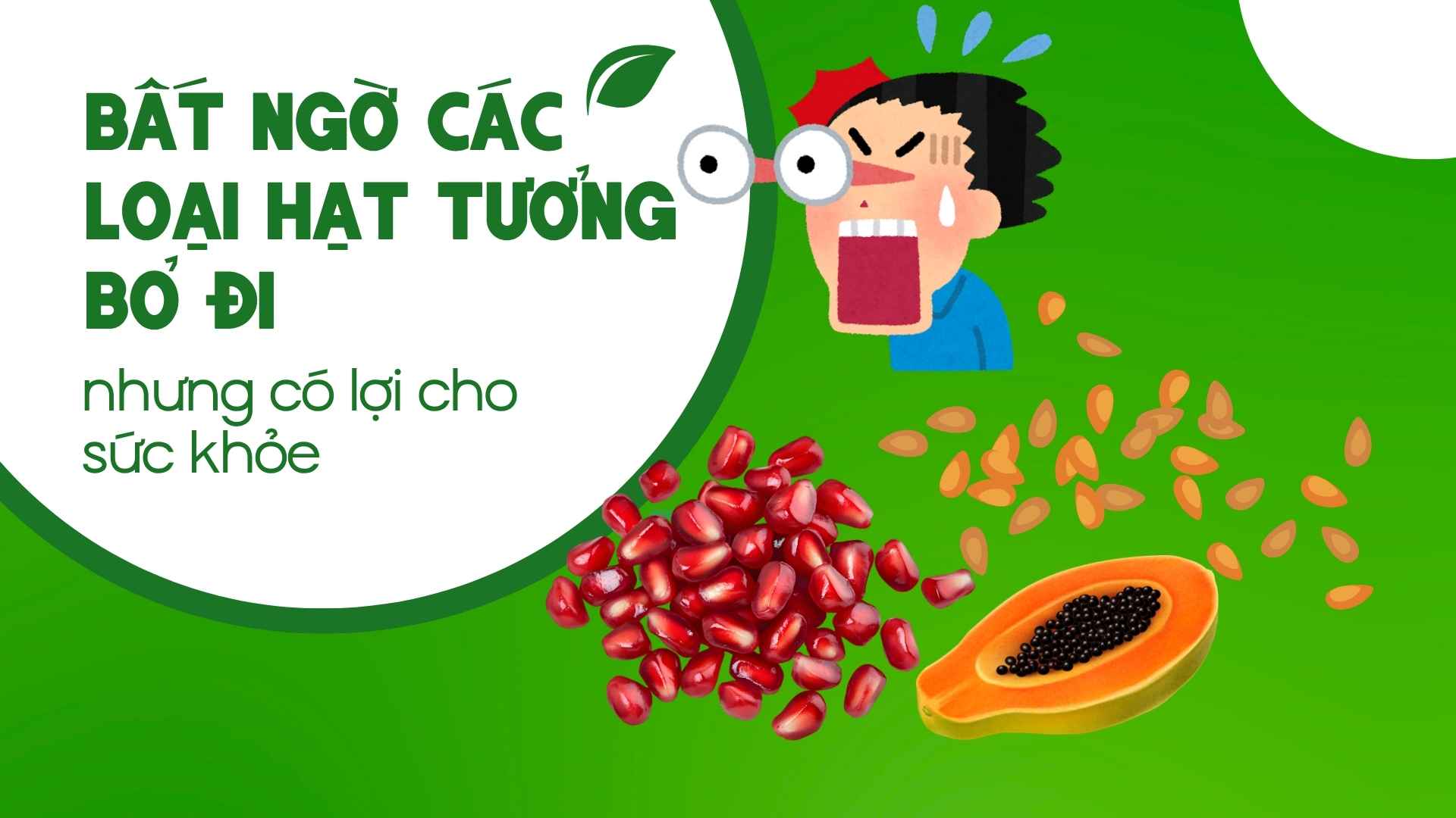 Unexpectedly, ideal seeds are discarded but are beneficial for health