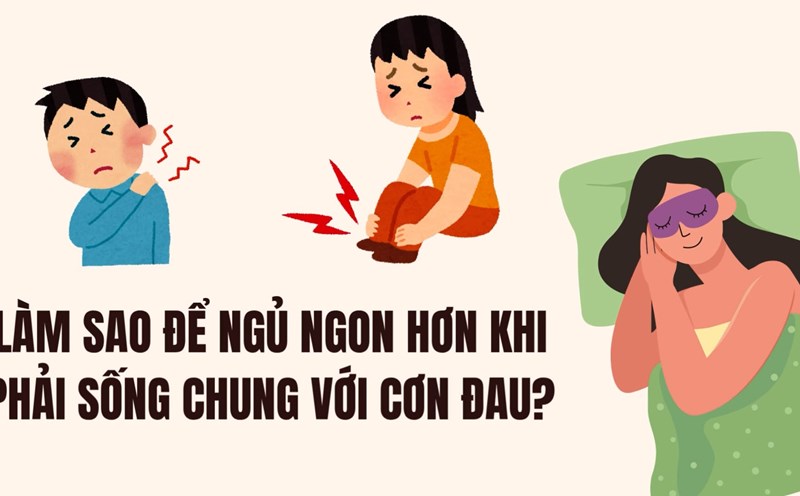 Small changes to help you sleep better when the body has to cope with pain