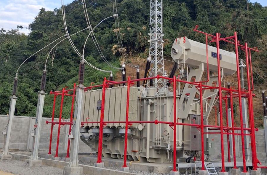 May bien ap AT3 tai Tram bien ap 220kV Muong Te da duoc dong dien thanh cong