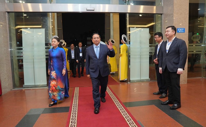 Mr. Pham Minh Chinh - Politburo member, Prime Minister of the Socialist Republic of Vietnam attended the award ceremony. Photo: Huu Chanh