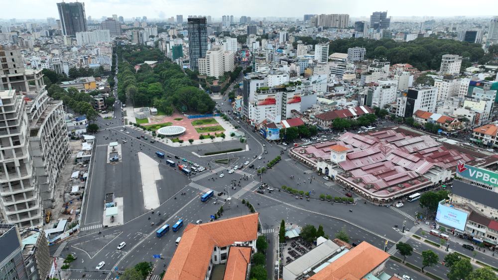 Khu vuc Ben Thanh duoc Vingroup de xuat phat trien khong gian ngam.  Anh: Anh Tu