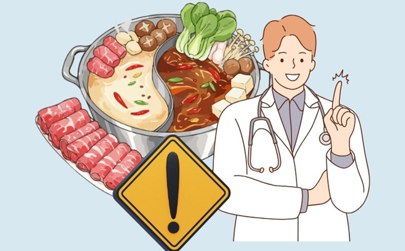 Groups of people need to be careful when eating hotpot in winter