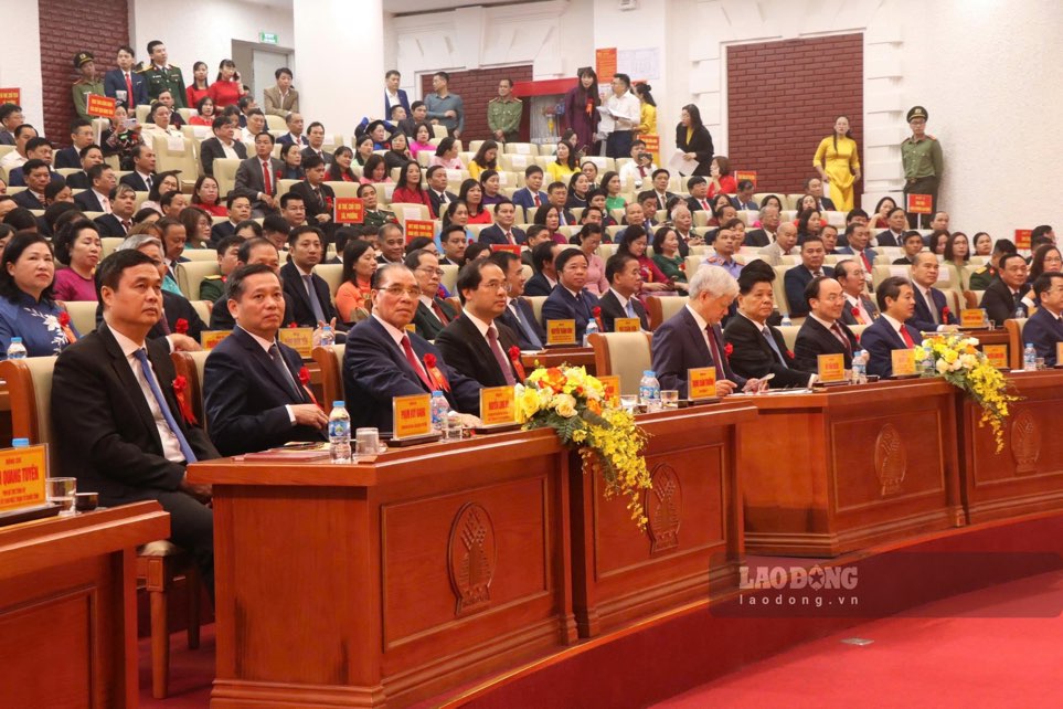 Cac dai bieu tham du su kien Dai hoi. Anh: Nhom PV.