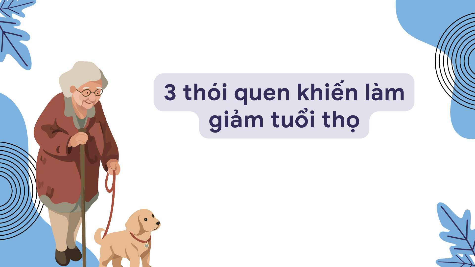 Daily living habits and eating habits determine each person's life expectancy. Graphic photo: Huong Son