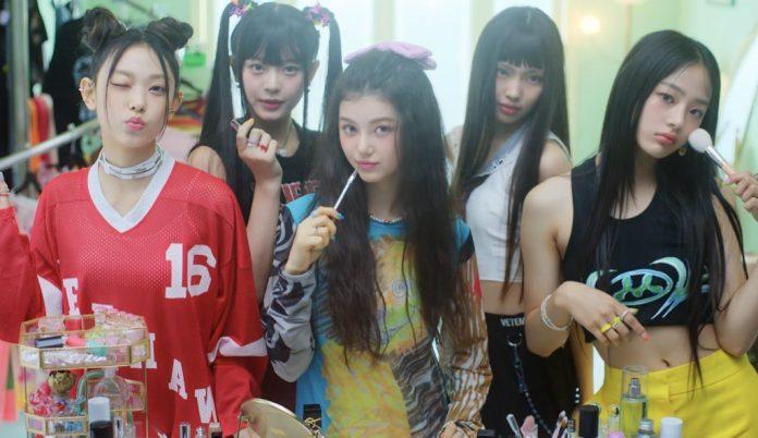 NewJeans in the Attention MV. Photo: Taken from the Attention MV