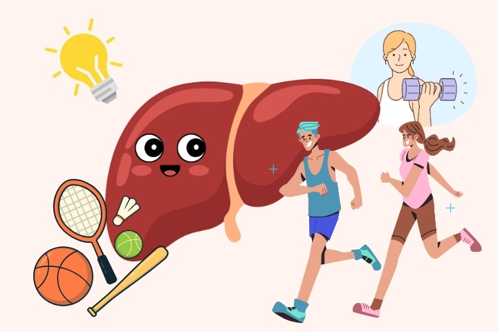 Benefits of exercise for people with fatty liver