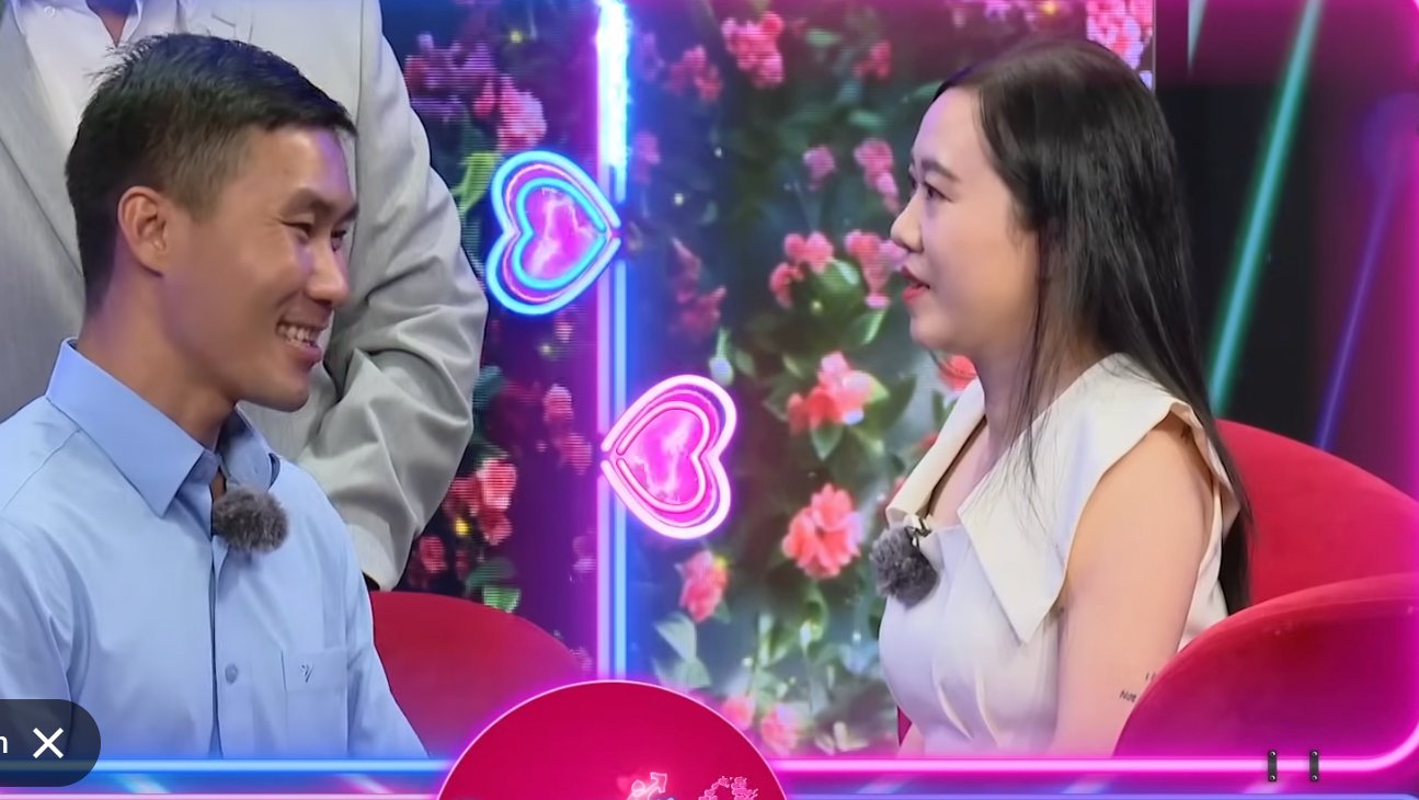 The couple on the show "You want to date". Photo: MCV Producer