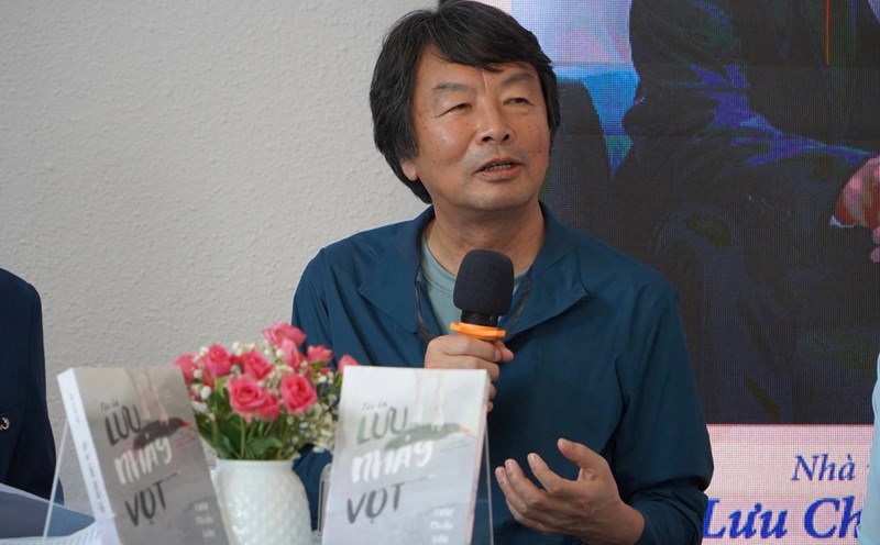 Writer Luu Chan Van. Photo: Mai Anh.