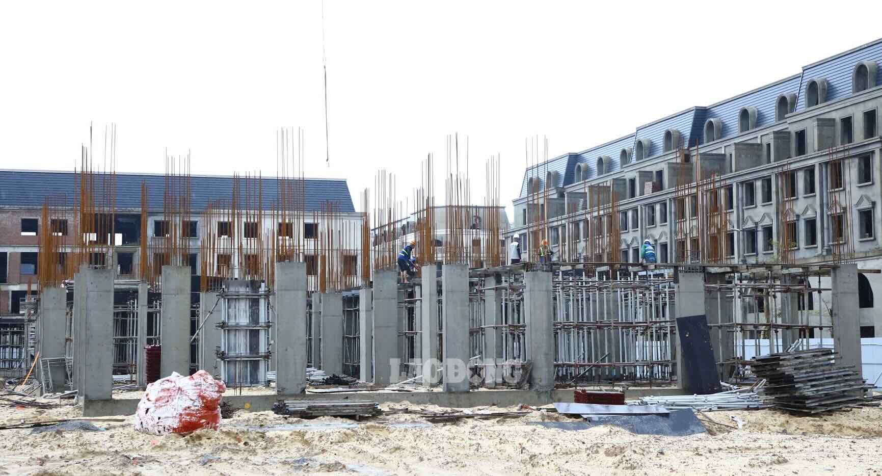 バオニン 1 社会住宅プロジェクトが建設中です。写真: コン・サン