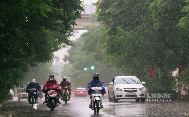 Weather forecast for tomorrow, October 31 in Hanoi will have rain and cold weather. Photo: To The