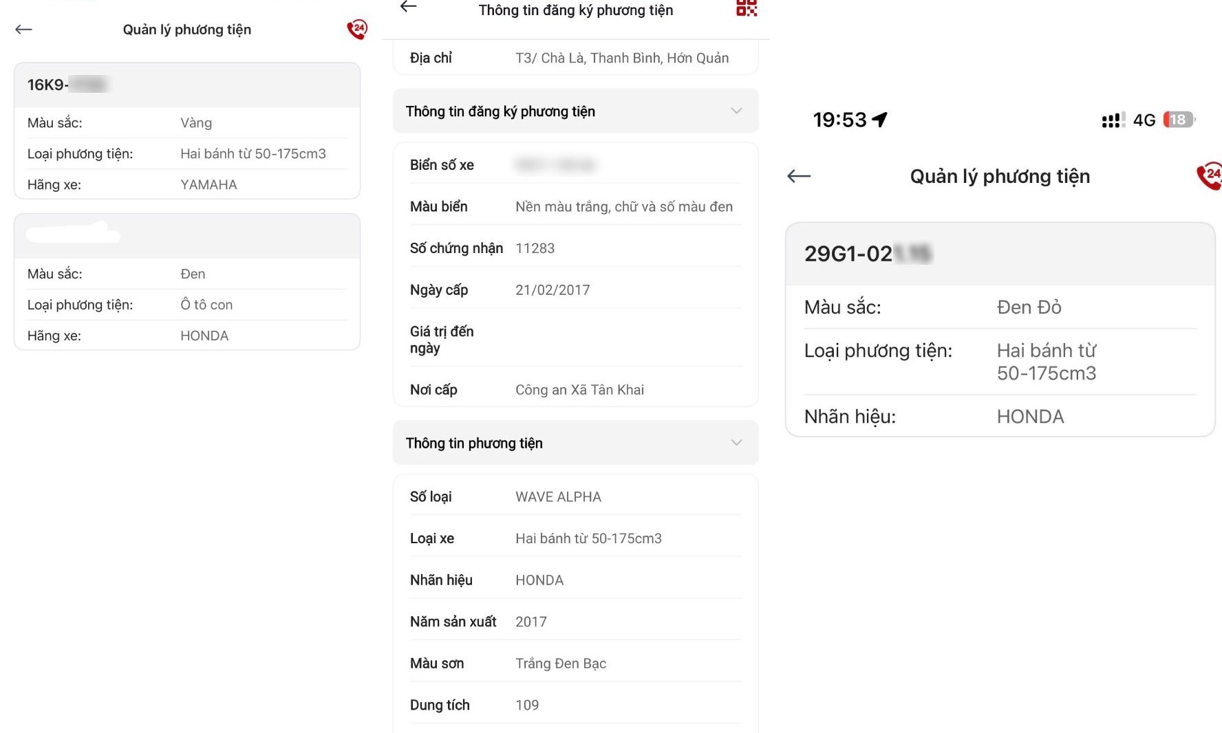 Nhieu nguoi dan ta hoa khi thay phai dung ten nhieu chiec xe la khi mo app VNeTraffic. Anh: Nhan vat cung cap