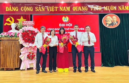 The 7th Agribank Phu Cat Branch Member Union Congress for the 2025-2030 term took place democratically, unitedly, innovatively and responsibly. Photo: Xuan Thinh