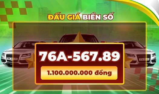Biển số sảnh tiến siêu đẹp có giá tiền tỉ trong phiên đấu giá ngày 30.10
