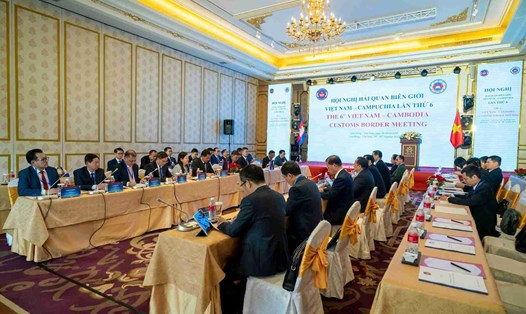 Toàn cảnh Hội nghị Hải quan Biên giới Việt Nam – Campuchia lần thứ VI. Ảnh: Cục Hải quan