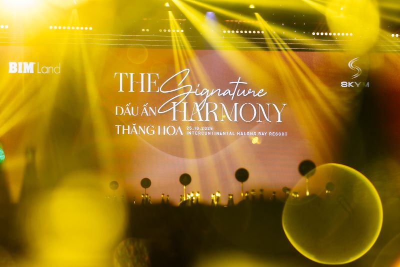 SkyM's "The Signature Harmony - The Sublime Imprints" event gathered representatives of the investor BIM Land. Photo: BIM