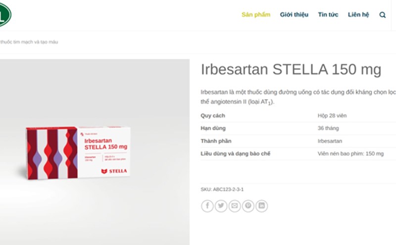 Gia Linh Pharmaceutical Joint Stock Company was fined by Lao Cai Provincial authorities for selling drugs without a license. Screenshot