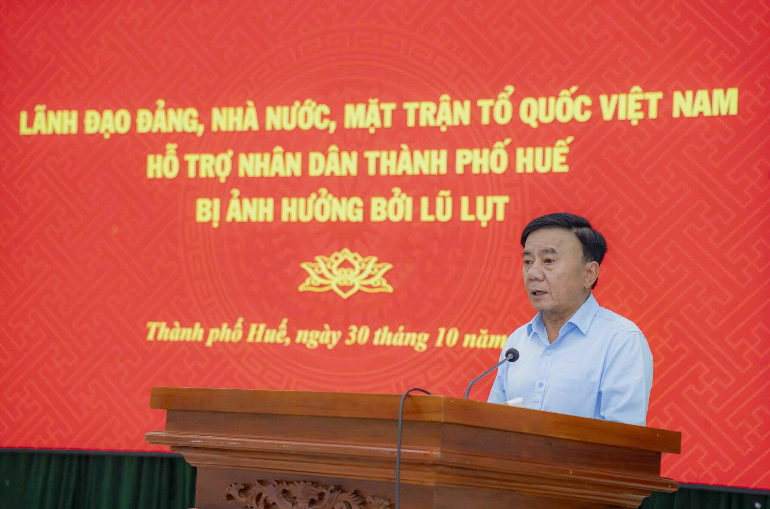 Uy vien Bo Chinh tri, Thuong truc Ban Bi thu phat bieu tai buoi kiem tra. Anh: T. Hong.