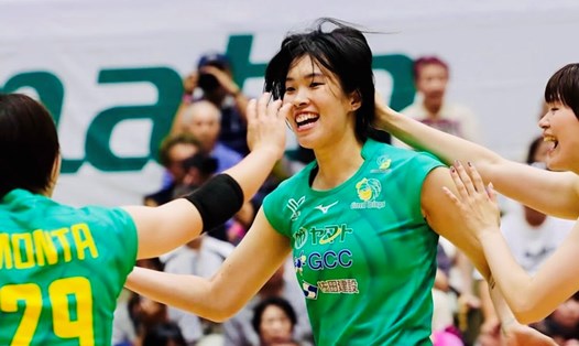 Chủ công Trần Thị Thanh Thúy là cầu thủ bóng chuyền Việt Nam ra nước ngoài thành công nhất. Ảnh: Guma