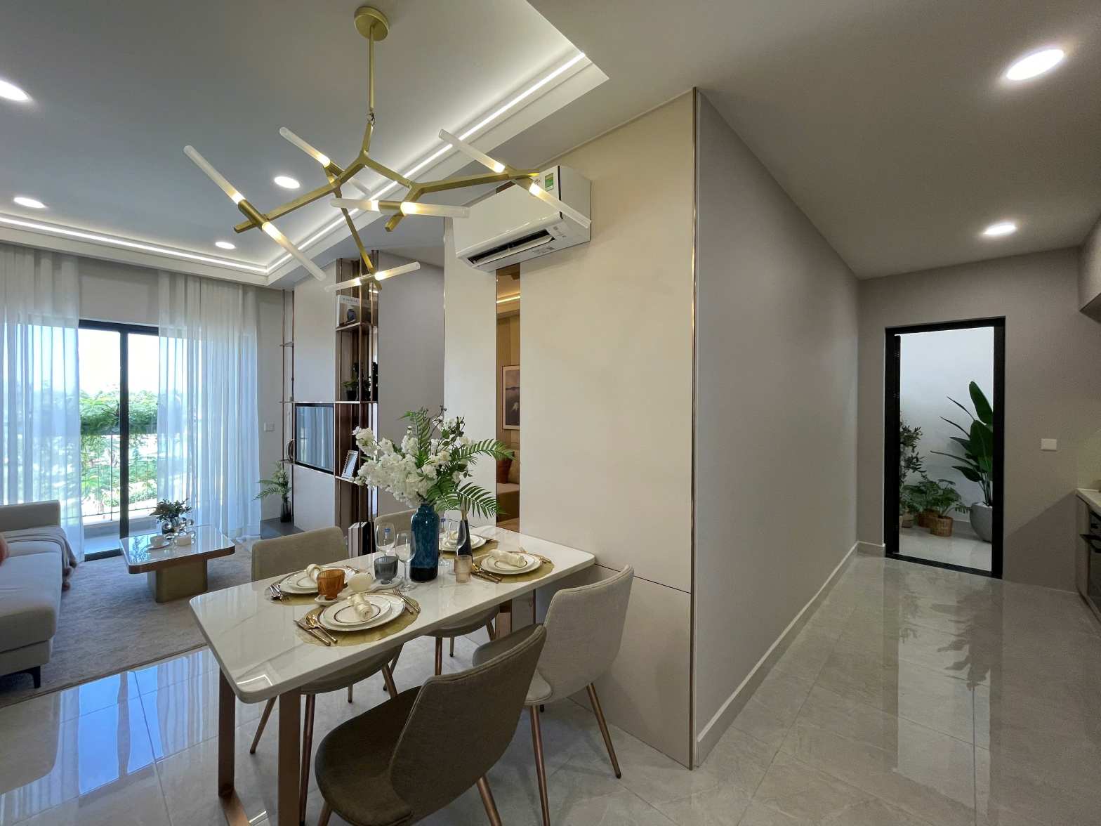 公営住宅事業ケイホームニューシティのモデルマンション。写真: ディン・チョン