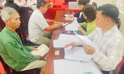 Phường An Phong tổ chức chi trả cho 118 hộ dân. Ảnh: Cổng TTĐT phường An Phong, Hải Phòng