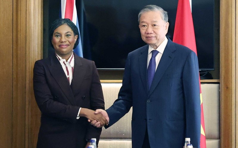 General Secretary To Lam received Parliamentary chemist Badenoch, Chairman of the British Conservative Party. Photo: VNA