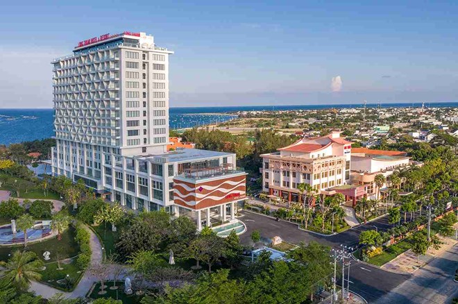 Khach san lon nhat Ninh Thuan cu dung hoat dong kinh doanh linh vuc nha hang . Anh: Phan Rang