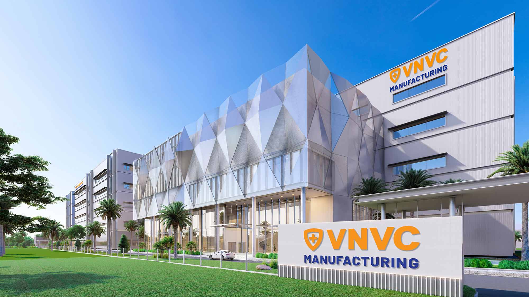 Nha may Vaccine va Sinh pham VNVC co quy mo ban dau hon 2.500 ty dong, duoc dau tu theo cac cong nghe hien dai cua the gioi, khoi cong vao thang 5.2025. Anh: VNVC