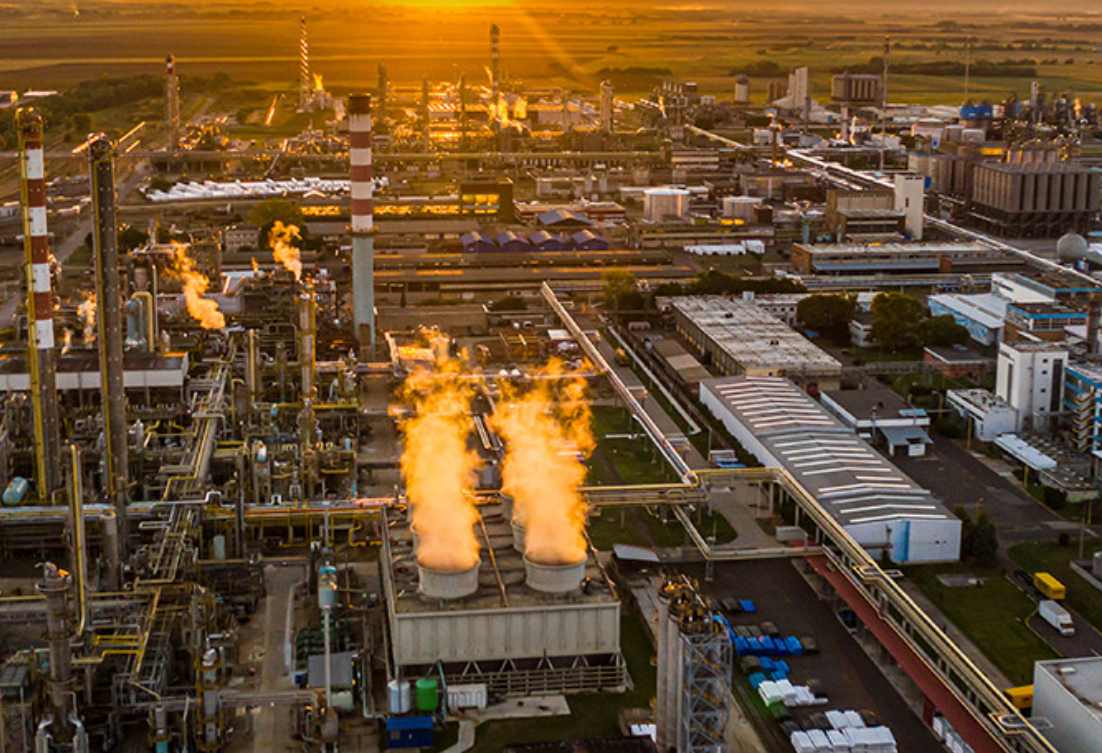 헝가리 MOL 공장은 러시아 정유를 전문으로 합니다. 사진: MOL