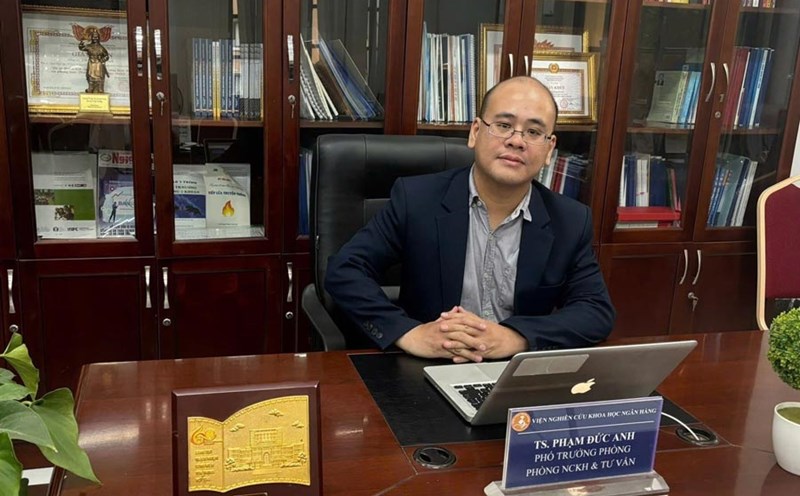 Dr. Pham Duc Anh - Deputy Head of the Department of Research and Consulting, Research and Technology Banking Institute ( banking Academy). Photo: Thuan Hien