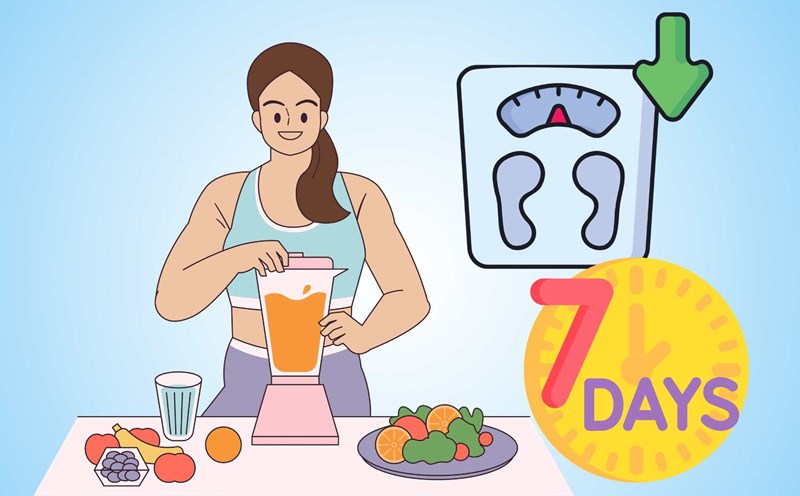 Unexpected smoothie that helps lose weight quickly in 7 days. Graphic photo: Hoang Loc