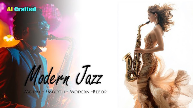 Nhac AI phong cach jazz. Anh cat tu video