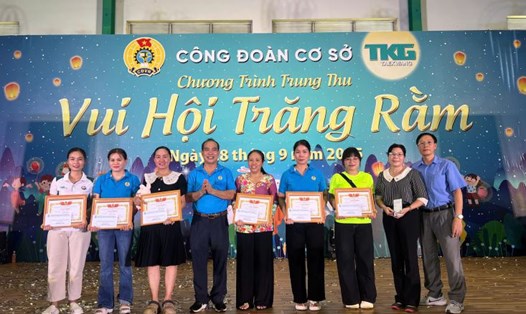 Công đoàn cơ sở Công ty CP TKG Taekwang Vina tổ chức nhiều hoạt động chăm lo cho đoàn viên, người lao động. 
Ảnh: Công đoàn cung cấp