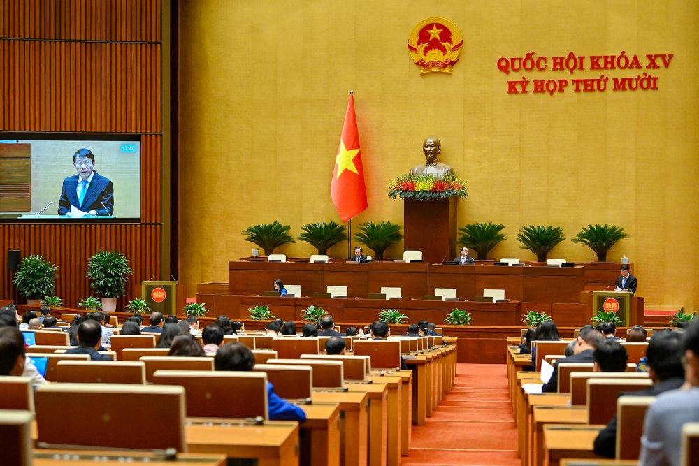 Quang canh phien hop cua Quoc hoi ngay 31.10. Anh: Pham Dong