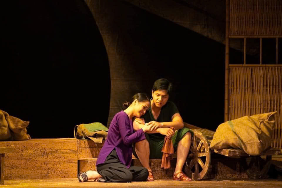 To Dung trong mot vo dien tren san khau Nha hat Kich Viet Nam. Anh: Nha hat Kich Viet Nam