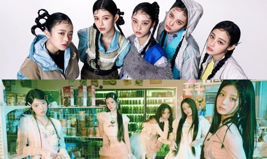 ILLIT và NewJeans. Ảnh: Lotte.