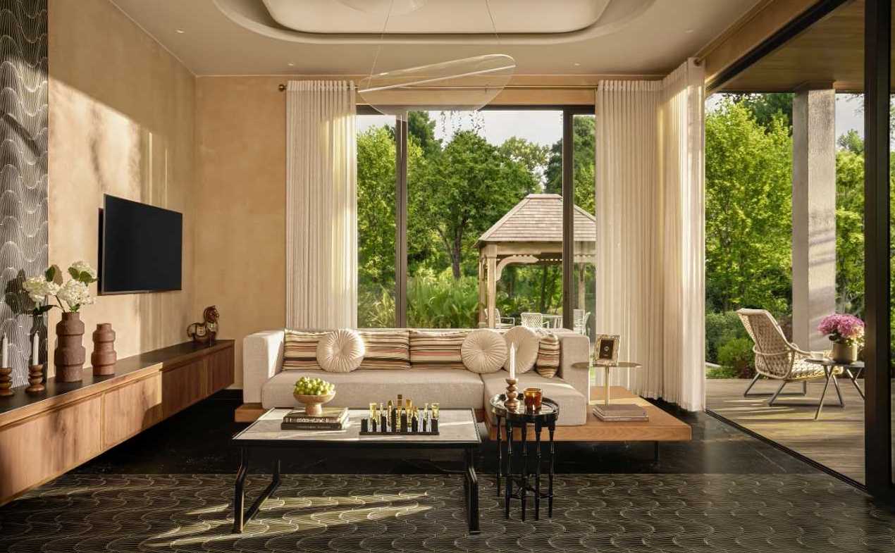 Rung hoa vao cuoc song cua cu dan Retreat Forest. Anh chup thuc te tai biet thu mau Retreat Forest.