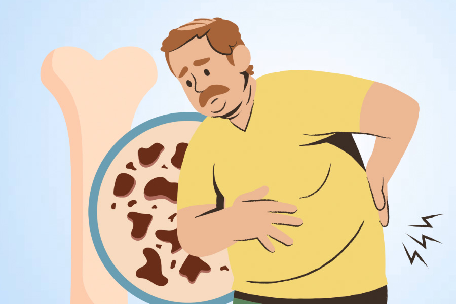 Osteoporosis and fractures: The role of early detection in prevention. Graphics: Thien Nhan