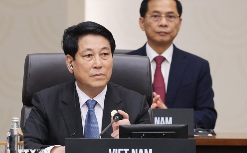 Politburo member and President Luong Cuong attended the 32nd Asia-Pacific Economic Cooperation (APEC) Summit. Photo: VNA