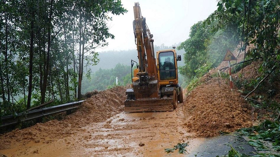 Toan tinh co hon 200 diem sat lo do mua lu. Anh: Vien Nguyen
