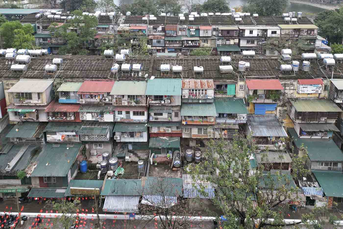 ハノイのタンコン寮エリア。写真：ソン・フウ