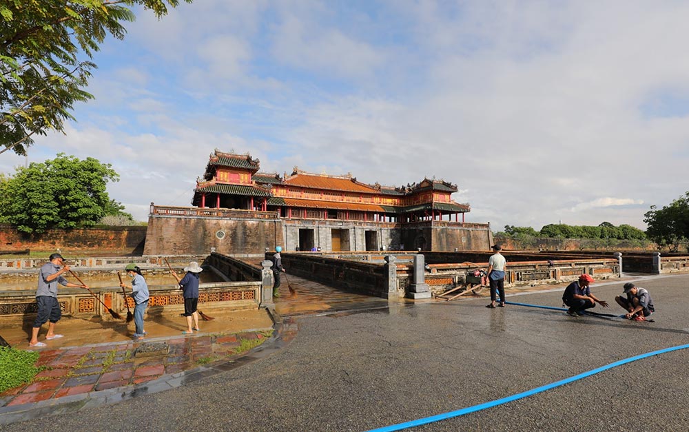 Du bao thoi tiet ngay mai 1.11 mua rai rac khap Bac Bo va Trung Bo do anh huong cua khong khi lanh tang cuong manh dang tran ve. Anh: Trung tam Bao ton Di tich Co do Hue