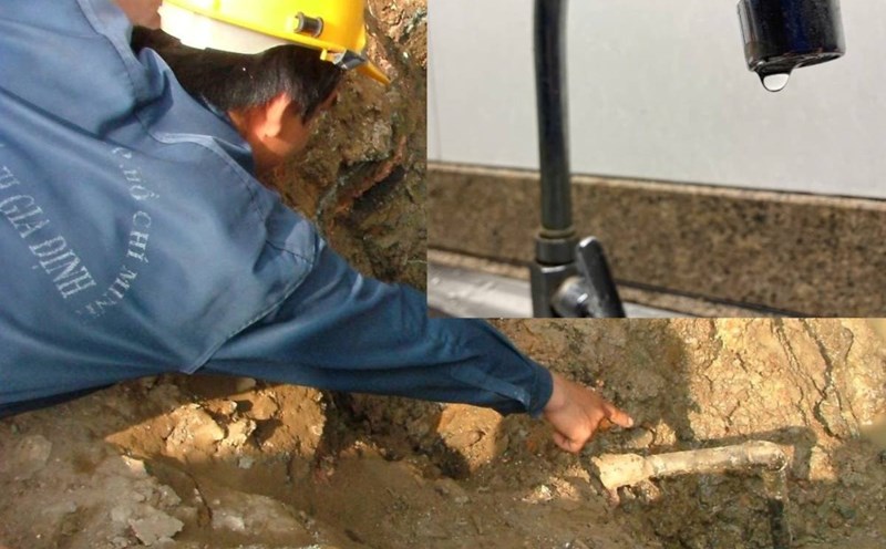 Ciudad Ho Chi Minh tiene horarios de cortes de agua en muchos lugares los dias 1 y 2 de noviembre. Foto: Huyen Tran