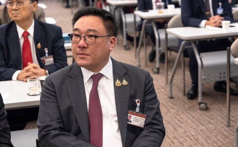 Pheu Thai Party elected Mr. Julapun Amornvivat (photo) as the new leader to replace Ms. Paetongtarn Shinawatra. Photo: AFP