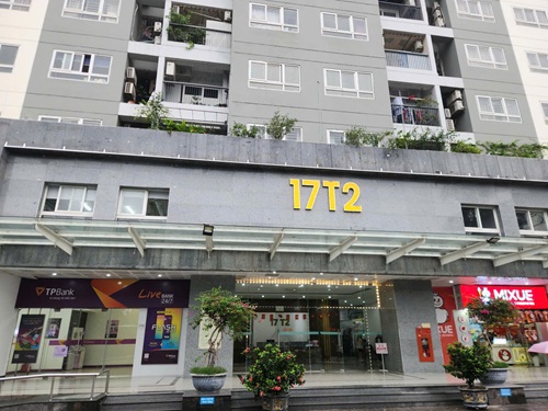 The news of children being kidnapped at apartment building 17T2 Trung Van is incorrect. Photo: Minh Hanh